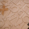 Contemporary Wood Type KRAT letterpress