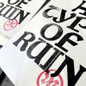 RUIN - Wood Type, part of the UR Type Collection