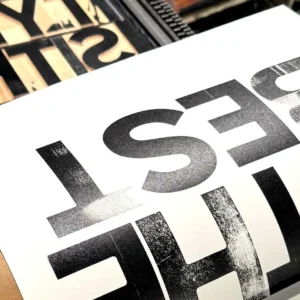 GROT -  Wood Type, part of the UR Type Collection