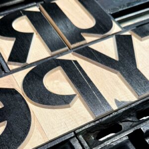 KRAT - Wood Type, part of the UR Type Collection